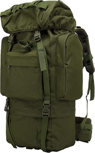 Taktischer Rucksack mit Innenrahmen und Regenschutz Wasserdichter Rucksack #B50152