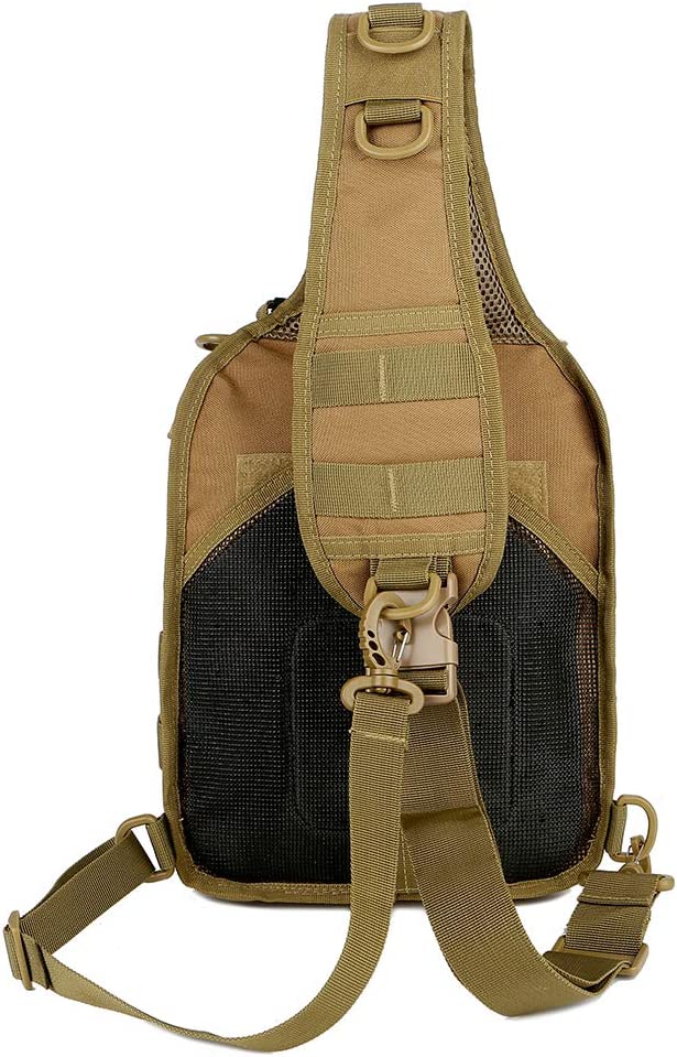 Taktischer Schulterrucksack EDC Brusttasche Molle Assault Range Bag 